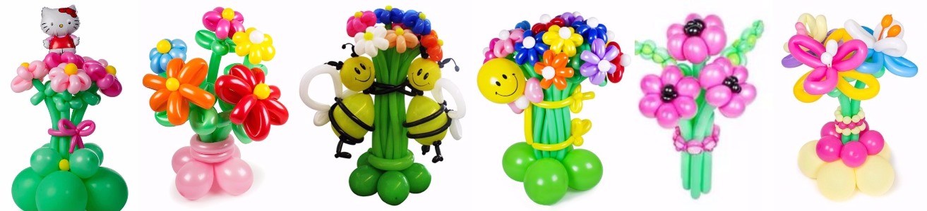 цветы и букеты из шаров